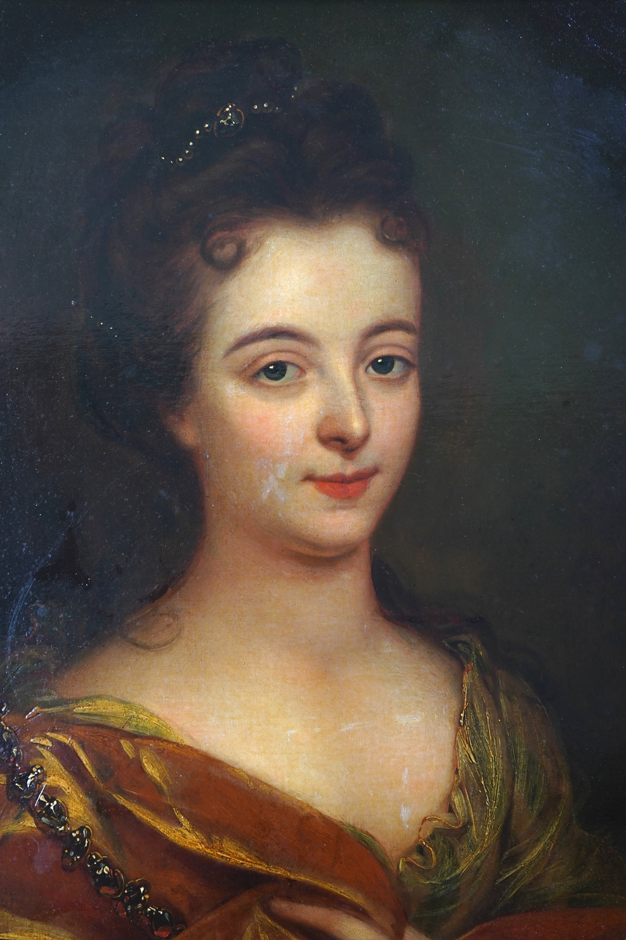 Manner of Peter Lely, 1618–1680, A portrait of a lady with drapery